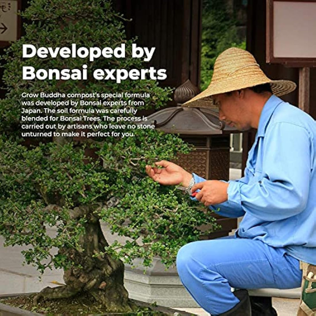 Grow Buddha Bonsai Soil - Premium Potting Mix for Drainage & Aeration
