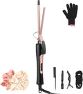 JAETON 9mm Thin Curling Iron | Tourmaline Ceramic Wand for Tight Curls