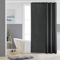 Furlinic Waterproof Shower Curtain – Mould Resistant Dark Grey 47x72