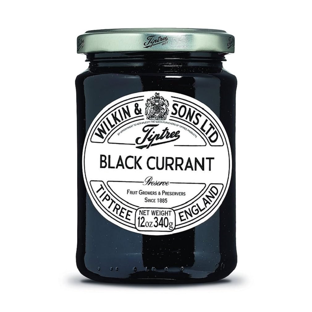 Tiptree Black Currant Conserve – Premium Fruit Jam, 6 x 340g Jars