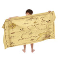 Ulticool Microfibre Children's Towel – Quick Drying Treasure Map 140x70cm