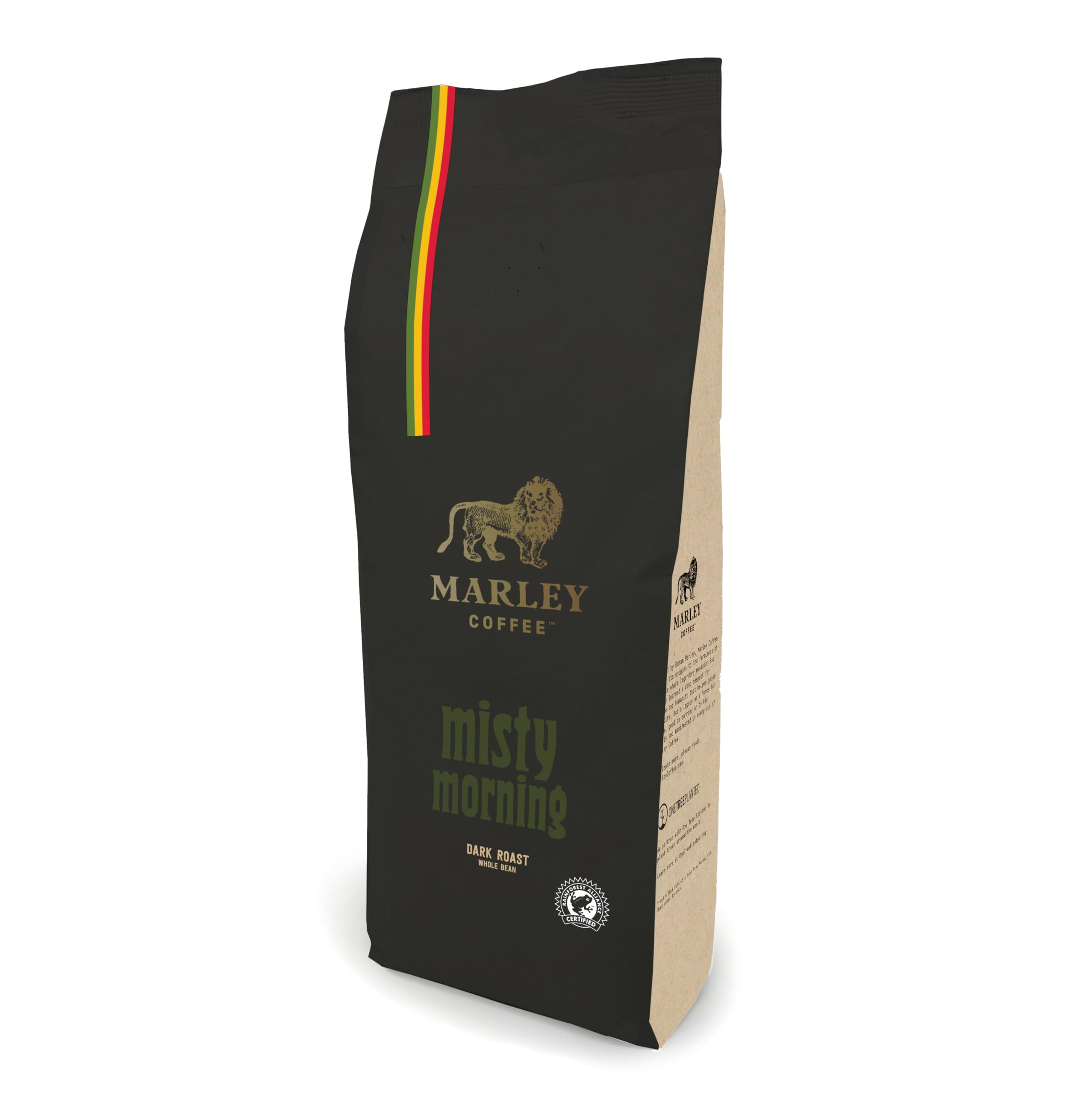 Marley Coffee Misty Morning Dark Roast Espresso Beans - 1kg Bag