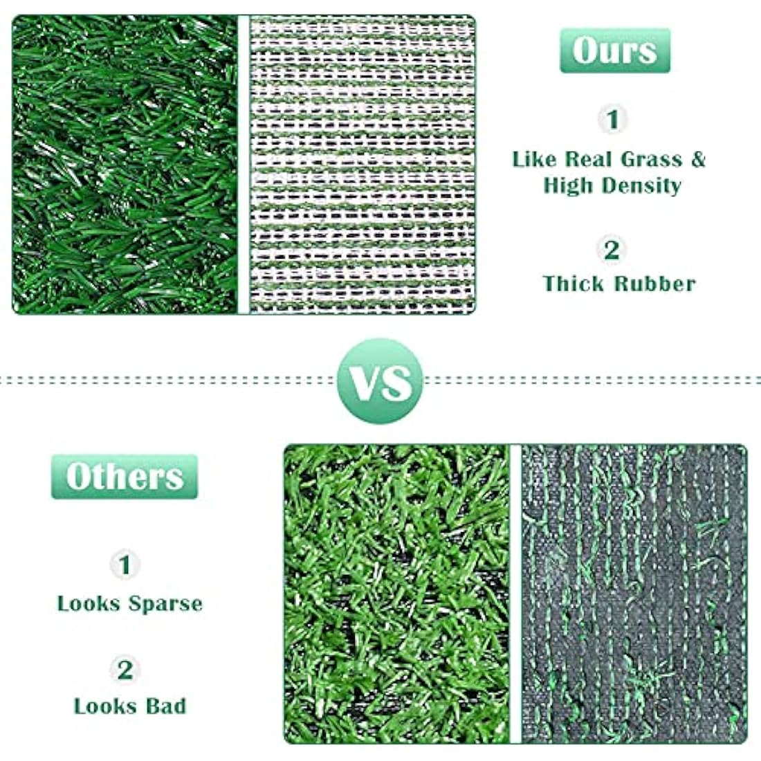 BRIAN & DANY Dog Toilet - Indoor Puppy Potty with 2 Grass Mats