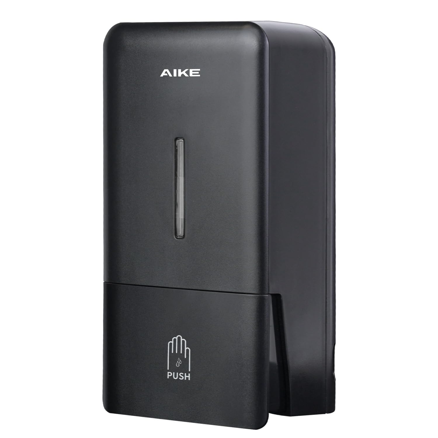 AIKE AK1006 Wall Mounted Soap Dispenser | 800ML Manual ABS - Black
