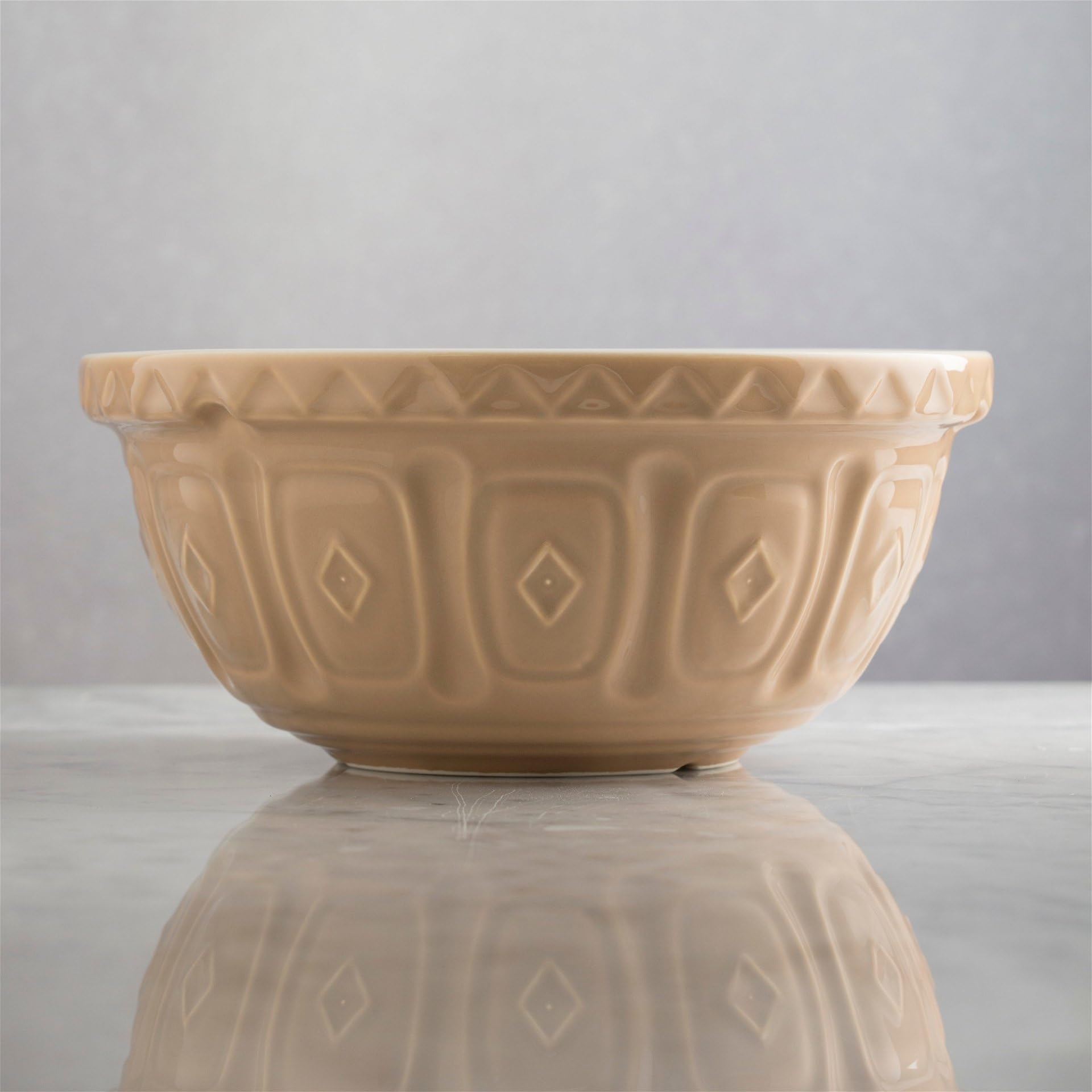 Mason Cash Cane S6 Mixing Bowl – 33cm Earthenware Ceramic Baking Bowl