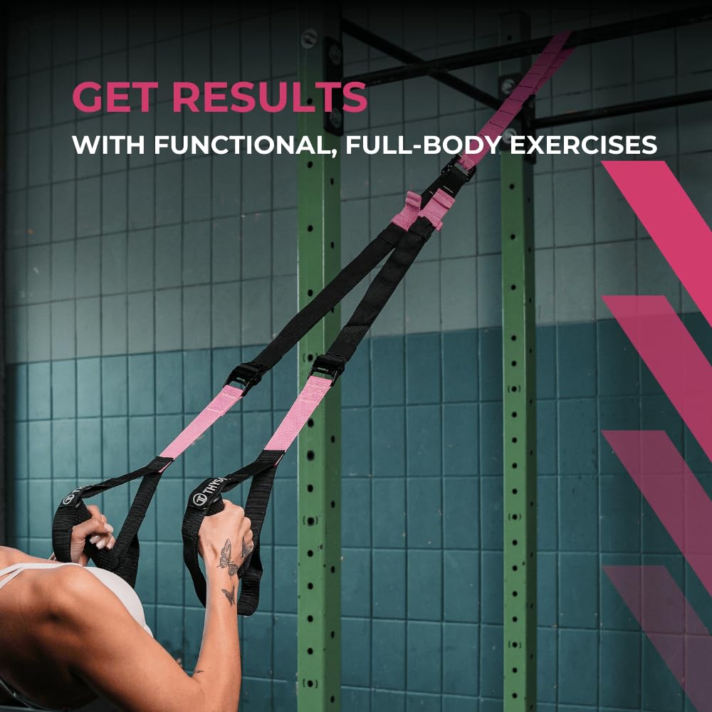 THYSOL Suspension Trainer Pro Xtreme - Full Body Sling Trainer Set