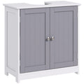 kleankin Under-Sink Bathroom Storage Cabinet with Adjustable Shelf