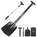 Aluminum Telescopic Snow Shovel with Ice Scraper & Bag