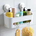 Luxear Suction Shower Caddy – No-Drill Wall Mounted Bathroom Shelf