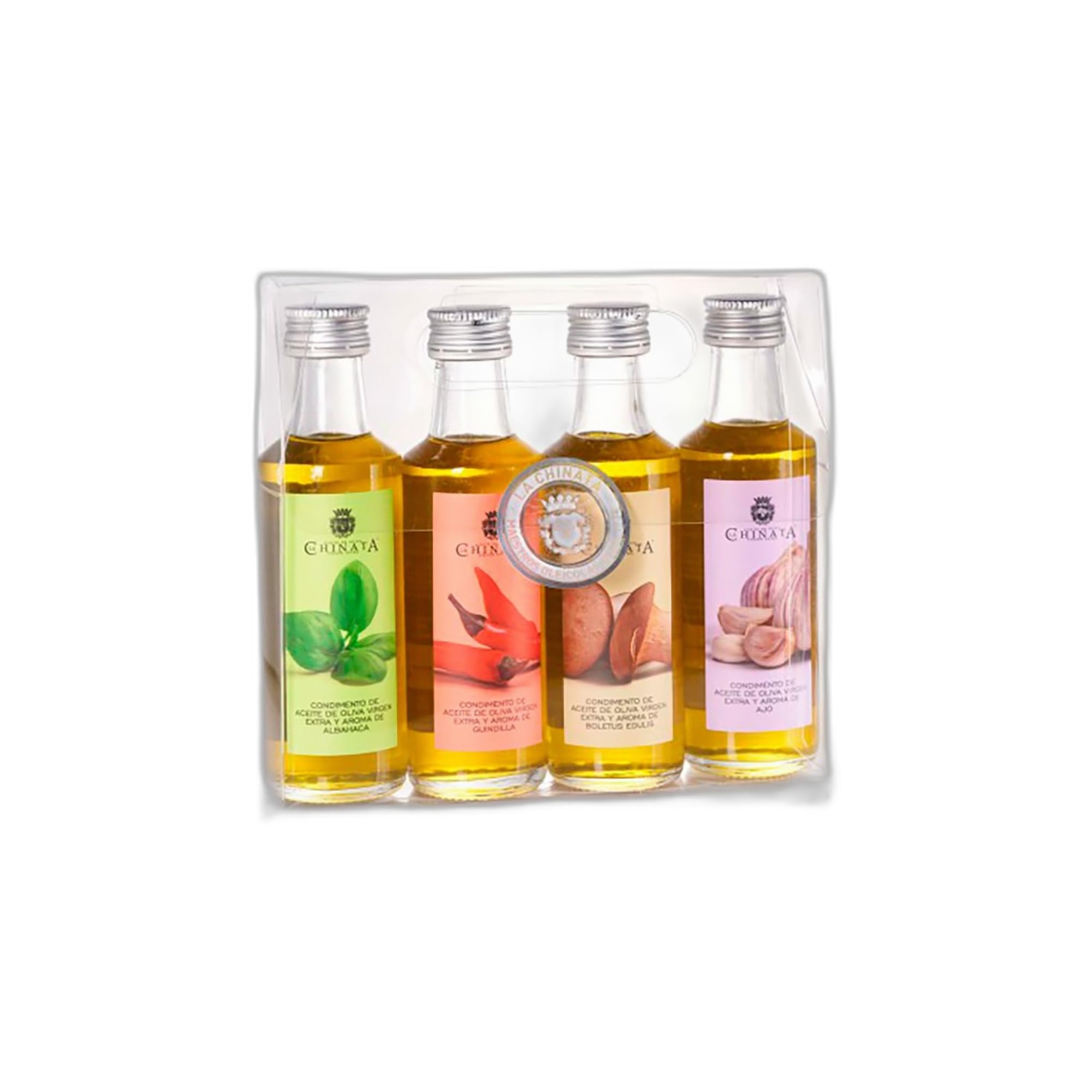 La Chinata Flavoured Extra Virgin Olive Oil Gift Set - 4 x 100ml Pack