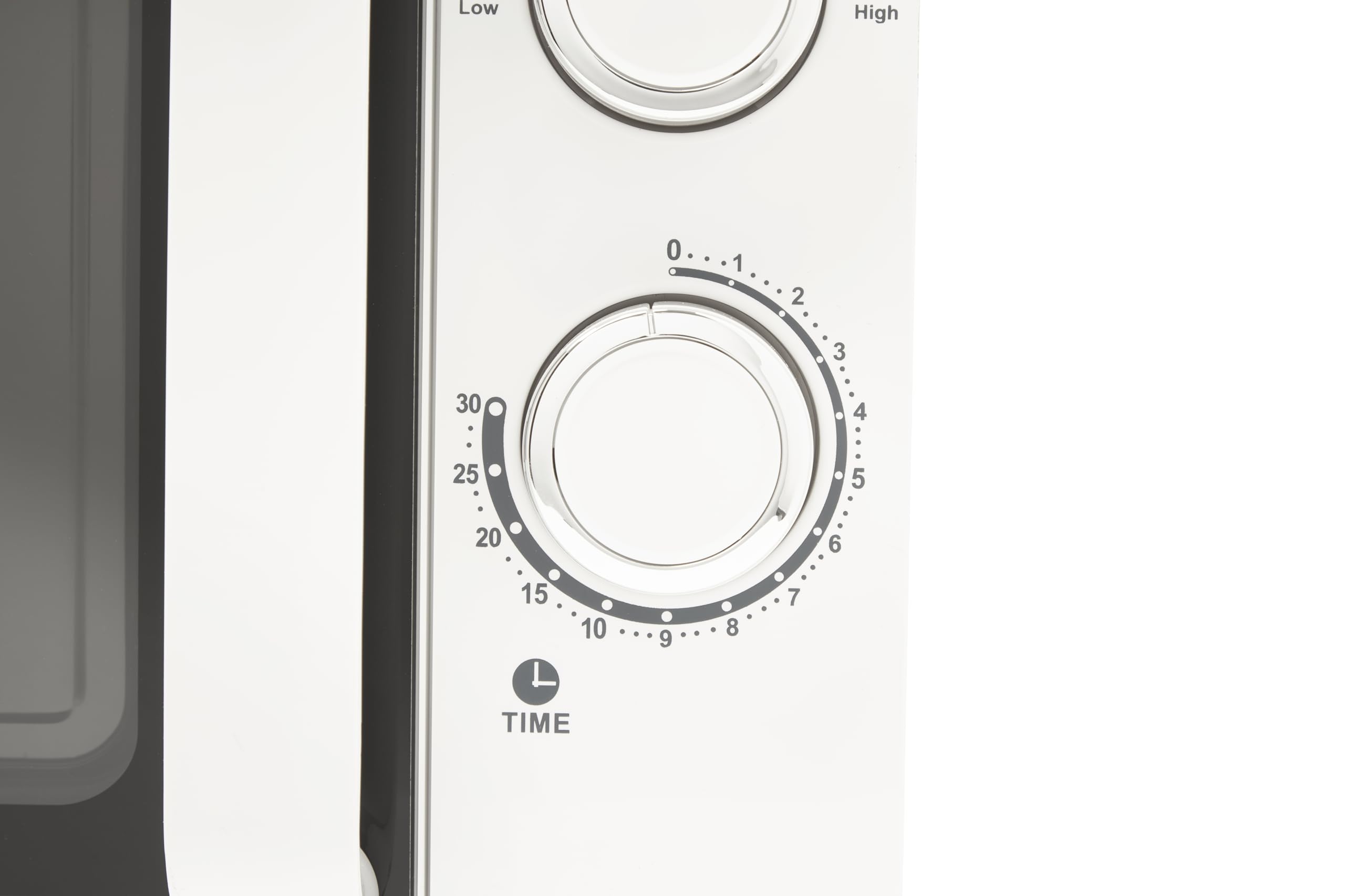 Haden 20L White Microwave – 800W Compact Countertop Manual Oven