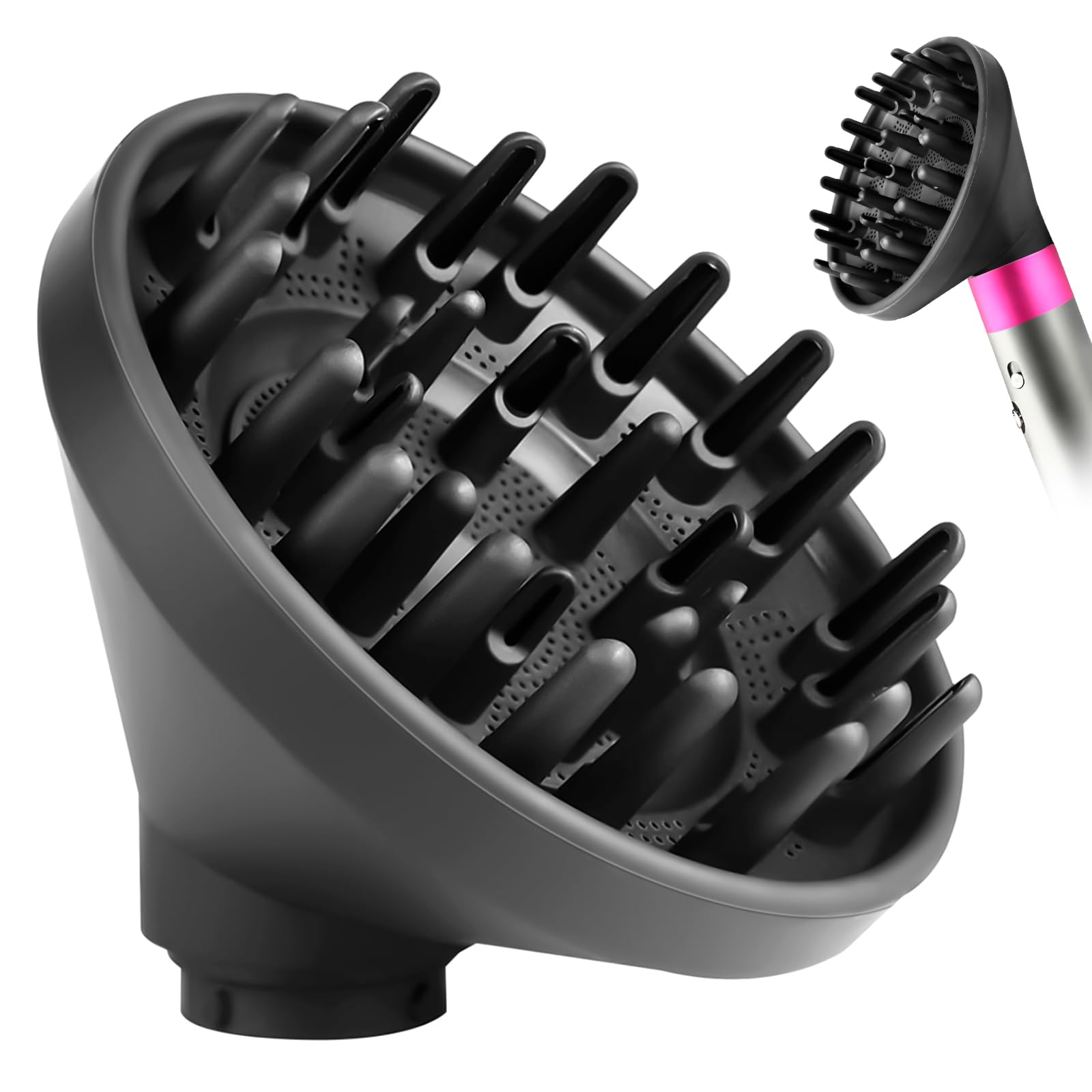 Fixbetter Hair Diffuser Nozzle for Dyson Airwrap HS01 HS05 Styler