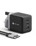 Jolof Store 100W USB C GaN Fast Charger | 3-Port Adapter for MacBook