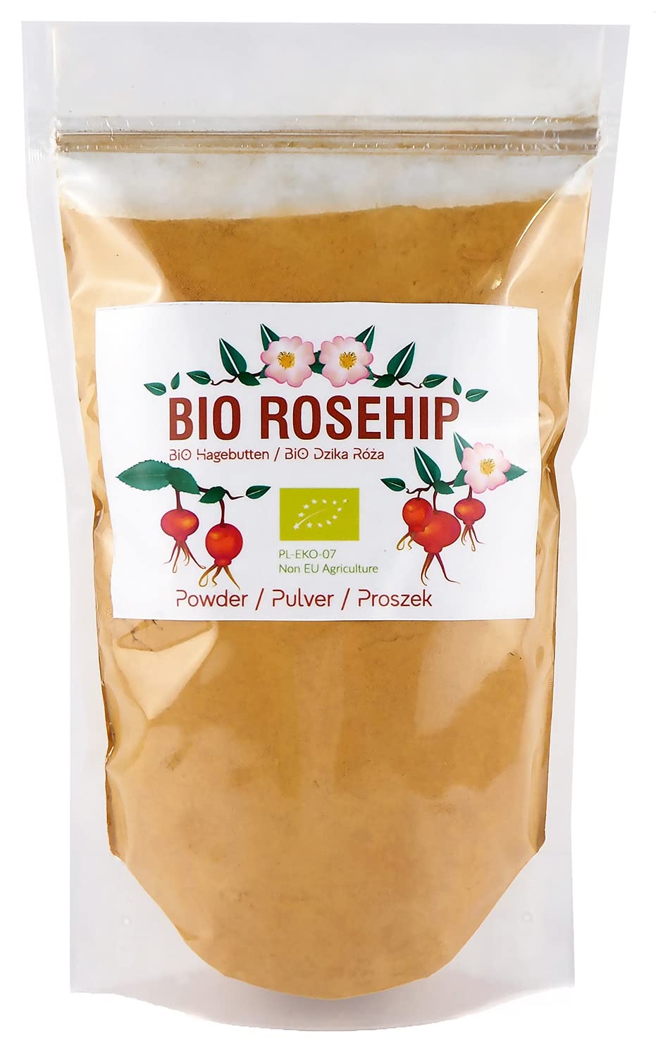 Jolof Store Organic Rosehip Powder – Pure Rosa Canina Superfood – 900g