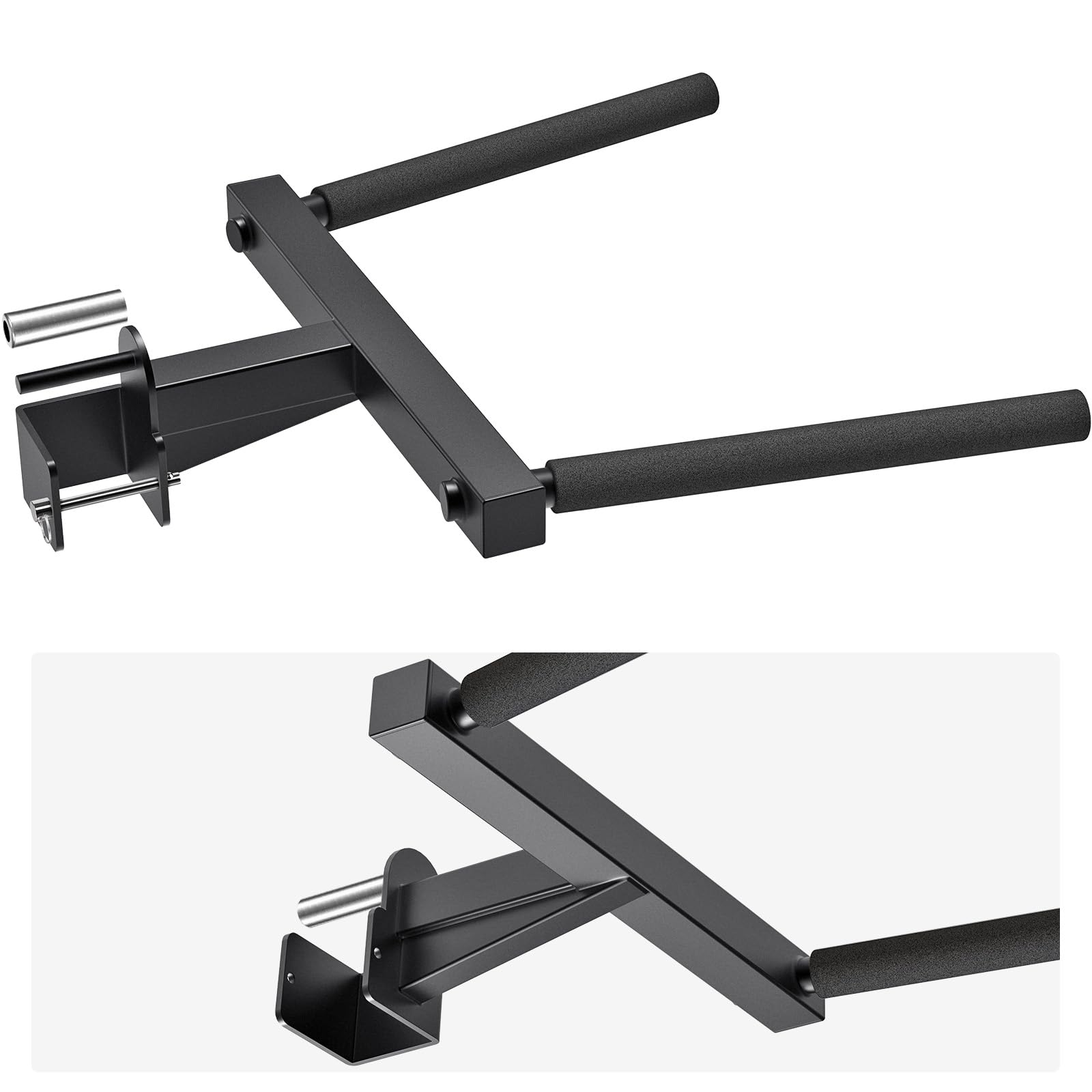 Kipika Y-Shaped Dip Bar Attachment for 2x2 and 3x3 Power Racks