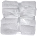 Glart Premium Cotton Terry Flannels – Set of 6 White Washcloths, 30x30cm