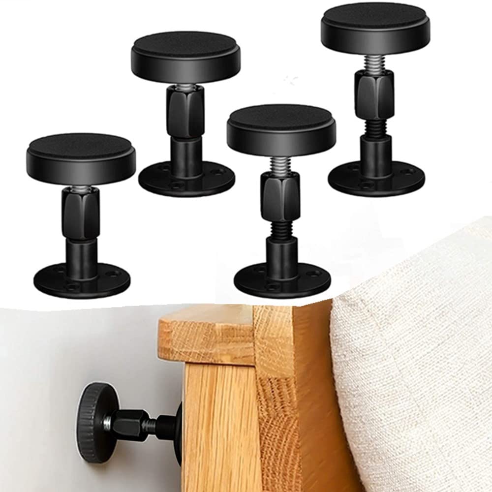 OUKEYI Bed Frame Anti-Shake Tool | 4-Piece Adjustable Headboard Stopper