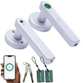 Jolof Store Smart Fingerprint Door Lock – 5-in-1 Keyless Entry, Chrome