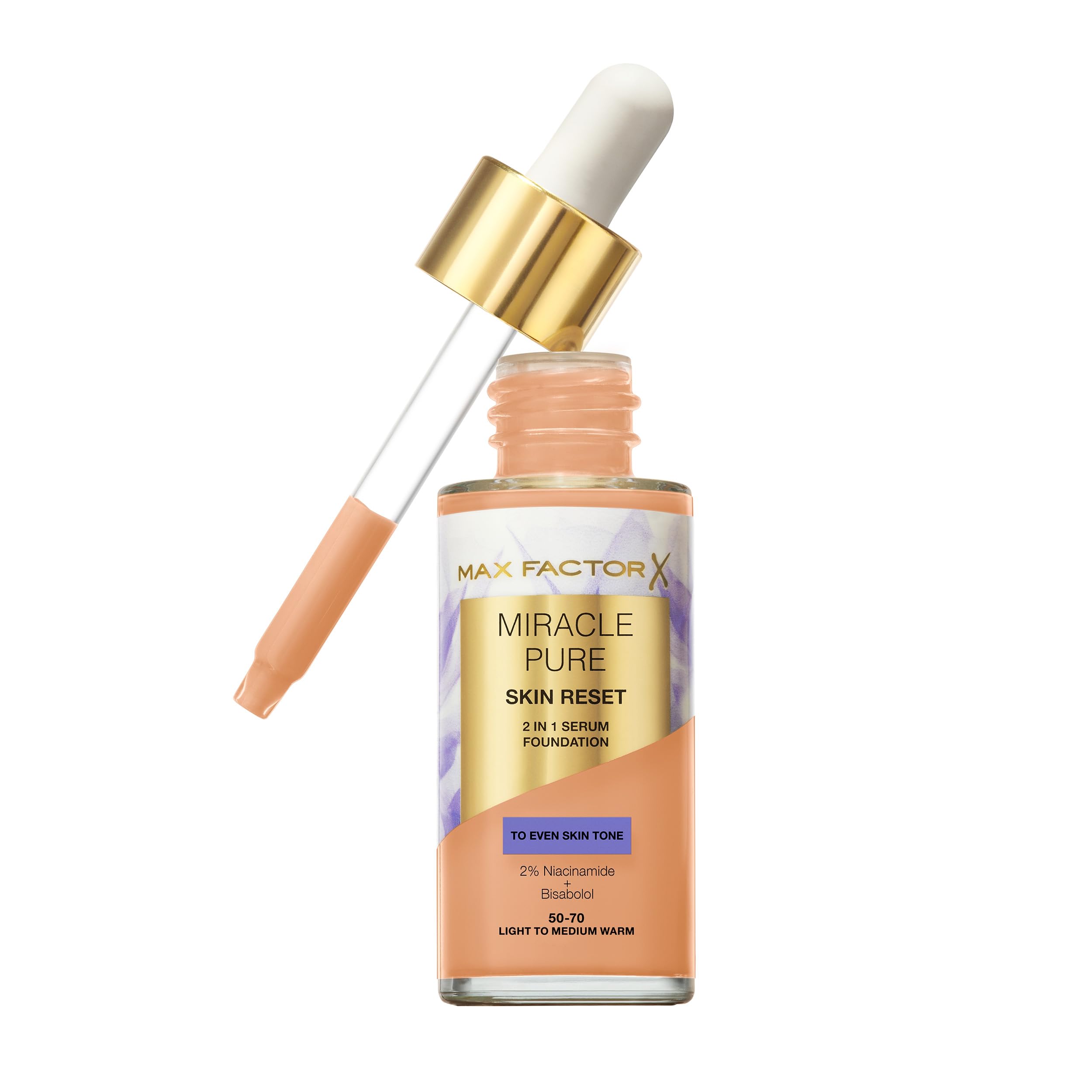 Max Factor Miracle Pure Skin Reset Serum Foundation – Niacinamide & Satin