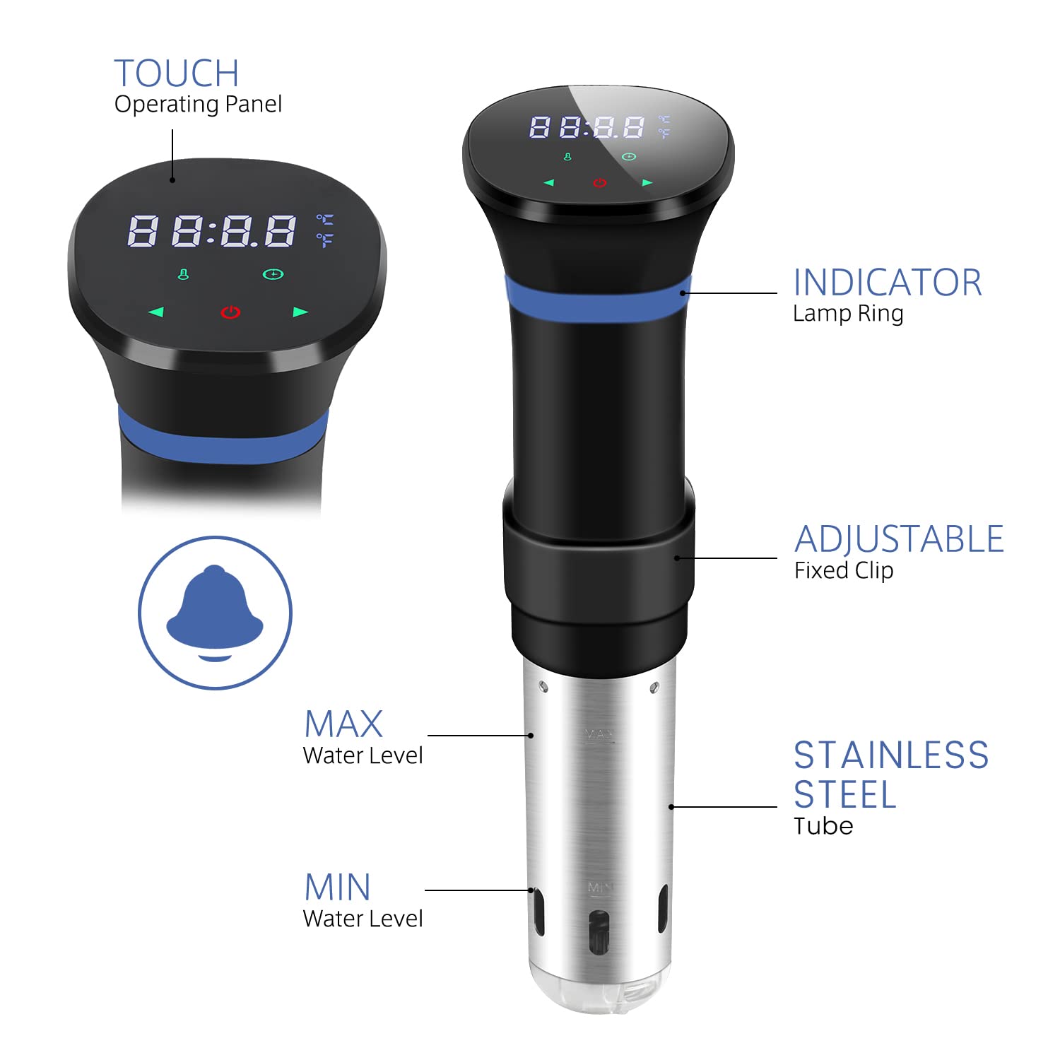 Jolof Store 1000W Sous Vide Precision Cooker | Immersion Circulator