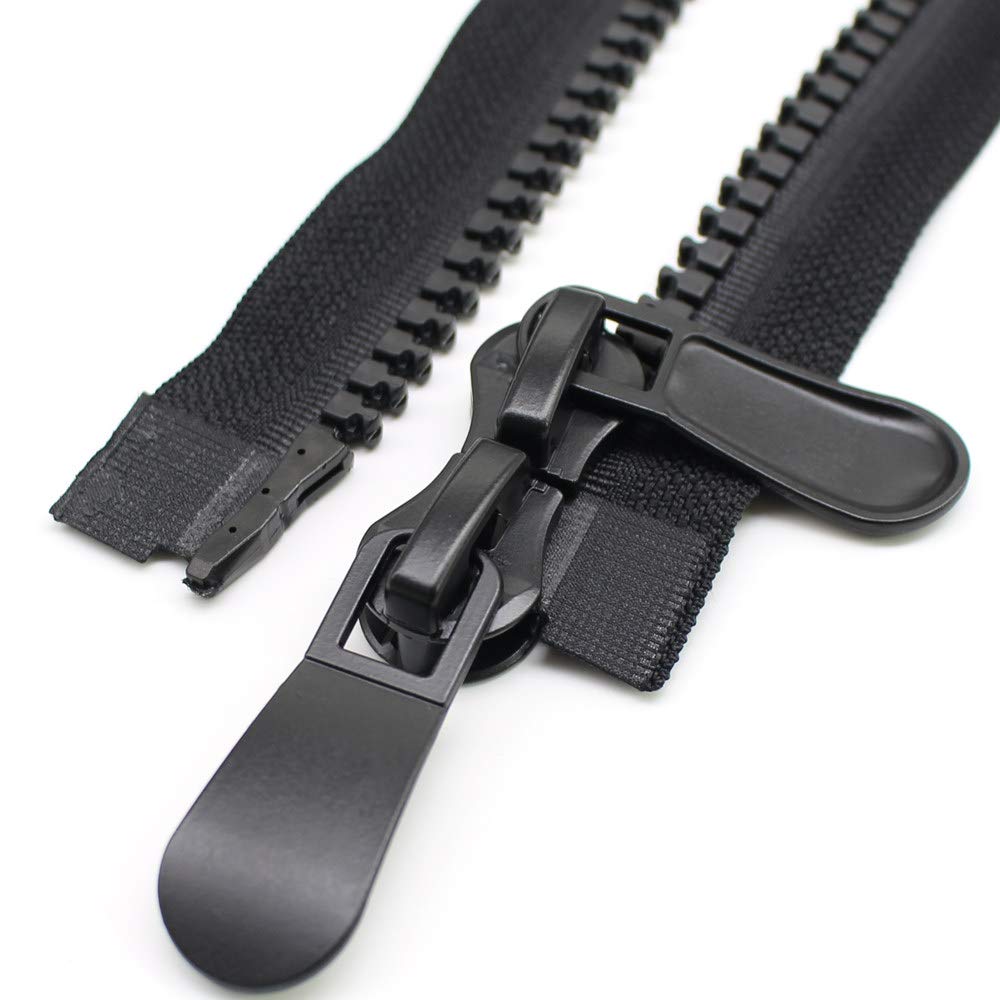 YaHoGa 200 cm #15 Large Plastic Zip 2 Way Separable 11 mm - image 5