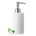 Jolof Store Ceramic Hand Soap Dispenser – Rust-Proof White Pump