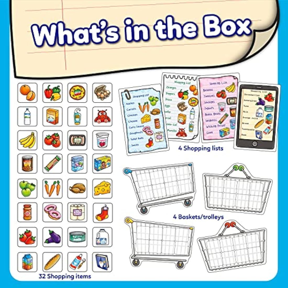 Orchard Toys Shopping List Memory Game – Educational Matching Toy for Ages 3-7