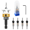Countersink Drill Bits Set – Adjustable Depth Hex Shank