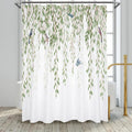 Eucalyptus Birds Shower Curtain | Waterproof Boho Fabric