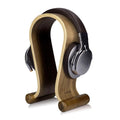 kalibri Wooden Headphone Stand – Universal Walnut Wood Headset Holder