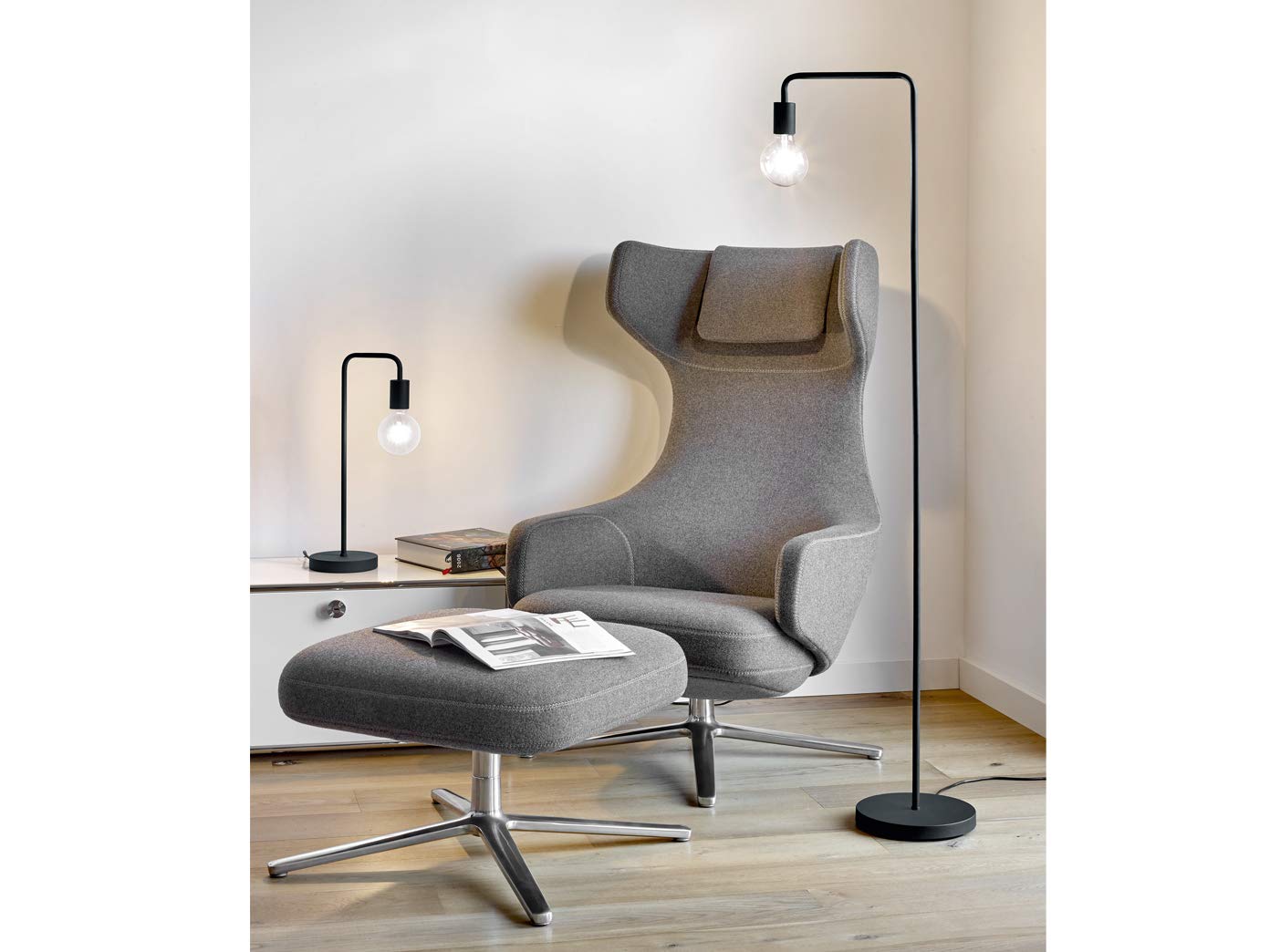 Trio Leuchten Diallo 3-Bulb Ceiling Light | Matt White Metal | 3x E27