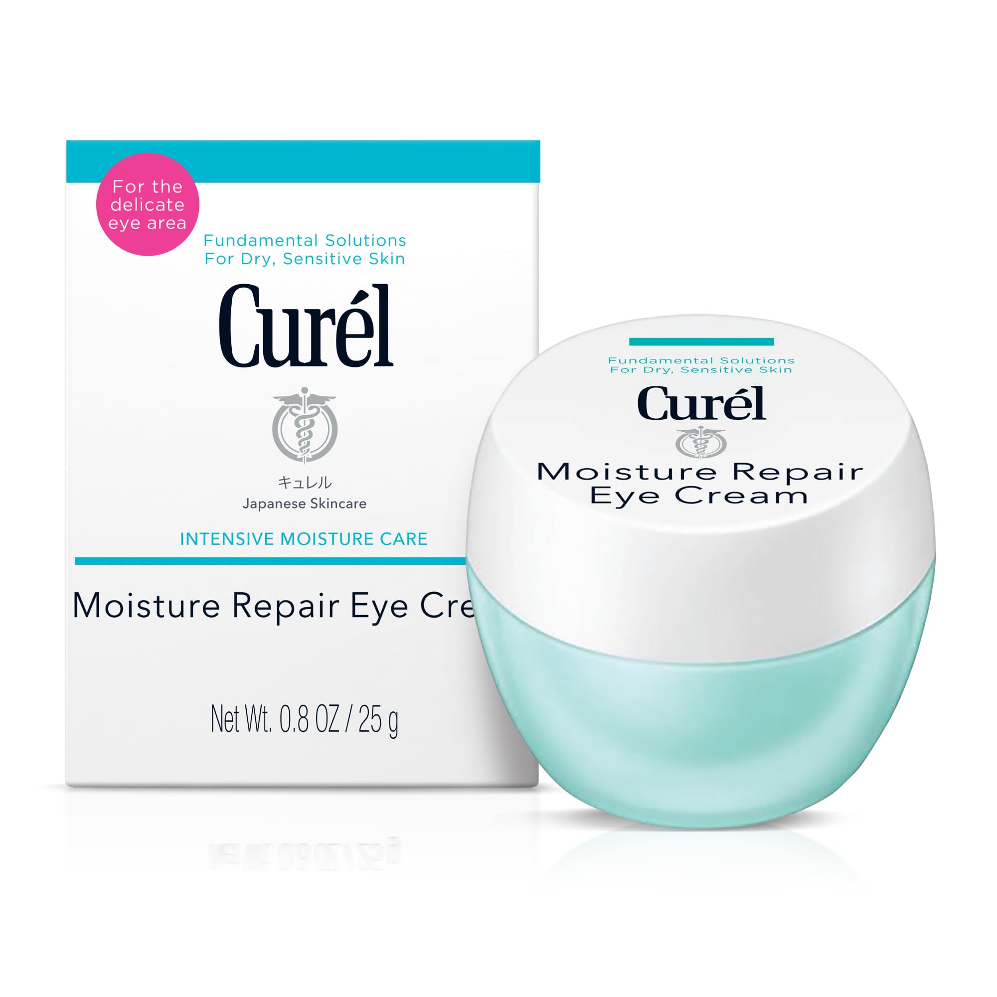 Curél Hydrating Repair Eye Cream for Dry Sensitive Skin with Ceramides