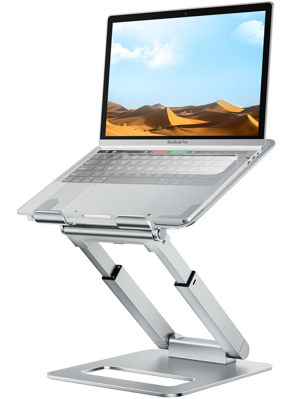 Ergonomic Laptop Stand – Adjustable Aluminum Sit Stand Riser