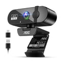 AOC 4K Webcam with Microphone – Noise Cancelling Computer Camera