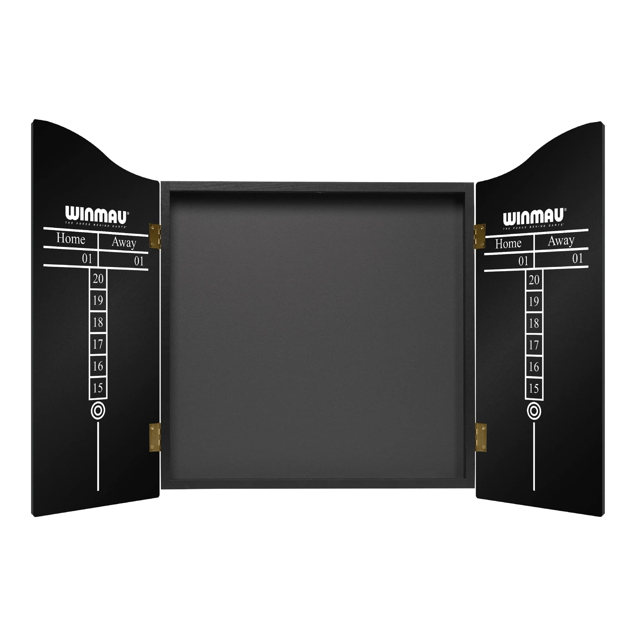 Winmau Pro-Line Dartboard Cabinet – Bristle Board Storage with Scoreboards