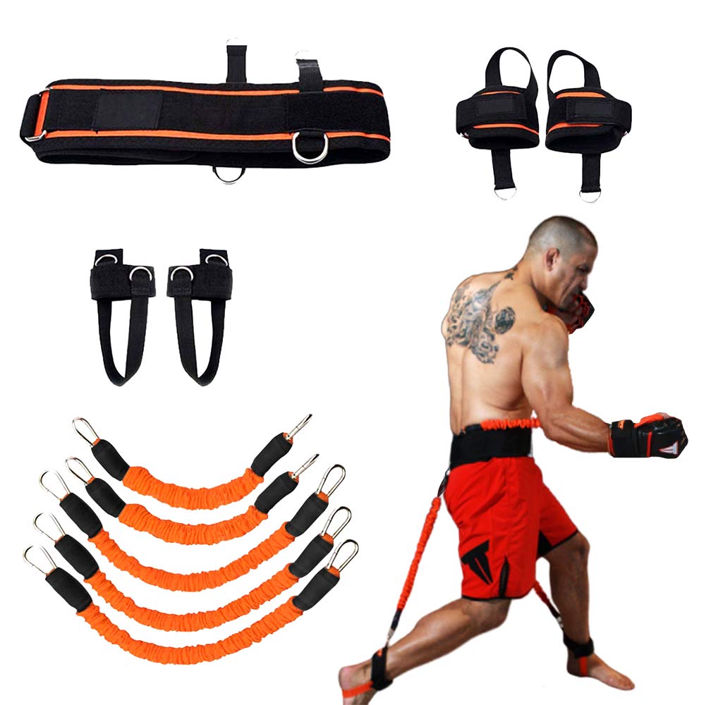 Jolof Store Leg Strength & Agility Resistance Training Strap System - Orange