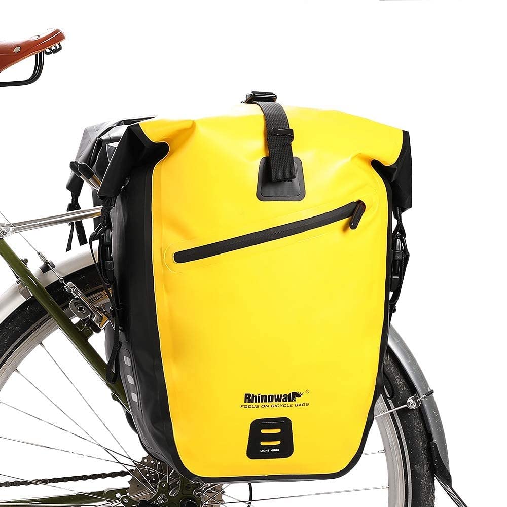 Rhinowalk 27L Waterproof Bike Pannier Bag | Bicycle Rear Rack Cargo Bag