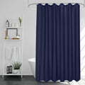 EurCross Navy Blue Shower Curtain – Quick Dry Weighted Fabric, 180x180cm