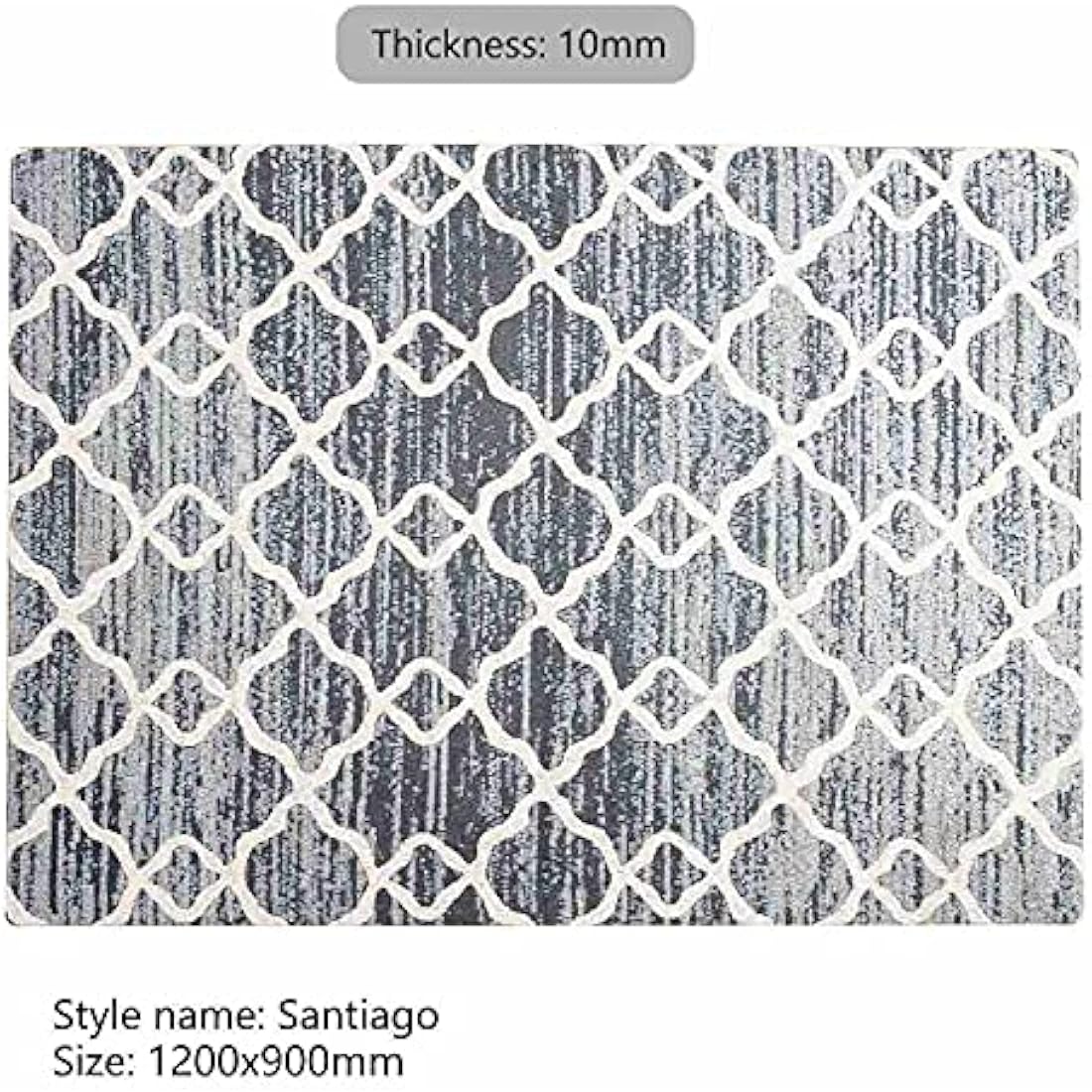 DIKILONG Luxury Office Chair Mat – 120x90cm Non-Slip Carpet Protector
