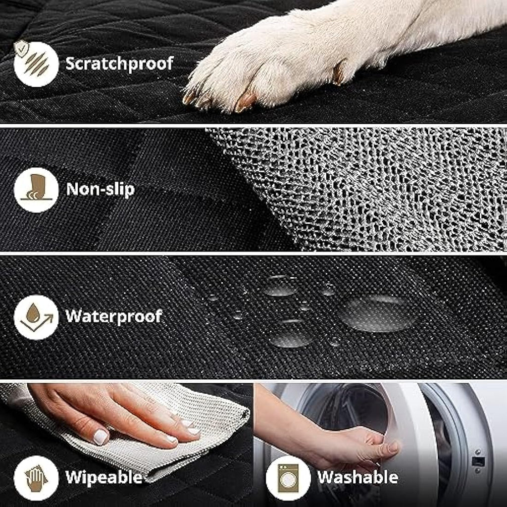 Dog Car Seat Cover – Waterproof & Scratch-Proof Universal Fit