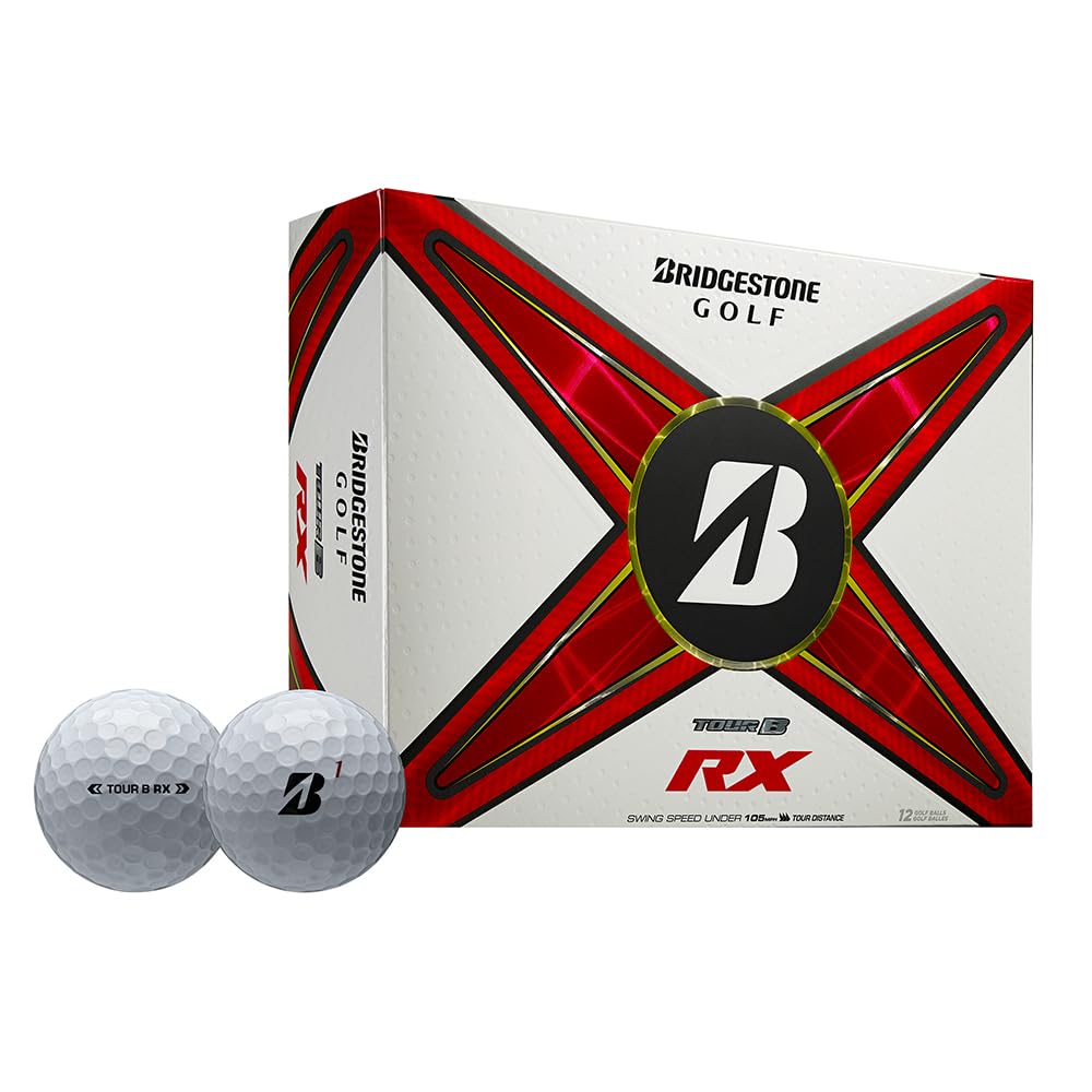 Bridgestone Golf 2024 Tour B RX White Golf Balls - Low Swing Speed