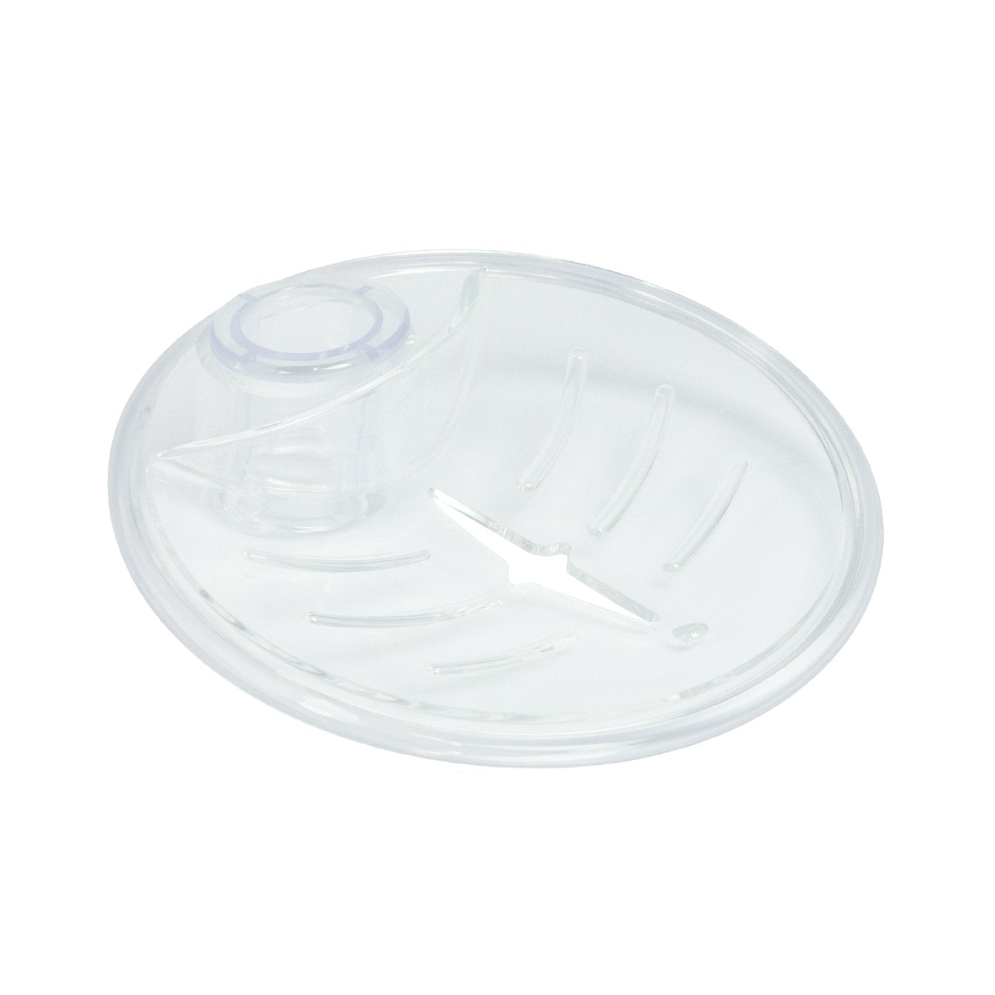Triton 25mm Riser Rail Soap Dish – Clear Universal Shower Organizer