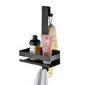 NEWRAIN Hanging Shower Caddy | Stainless Steel Over Door Rack with Hooks