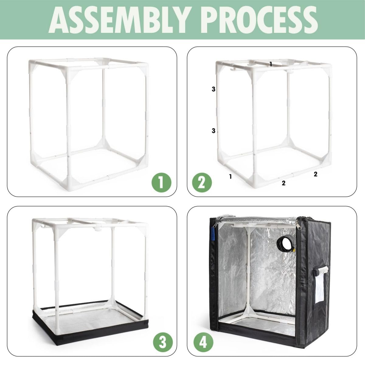 POTLAB Mini Grow Tent for AeroGarden Hydroponics Indoor Herb Garden