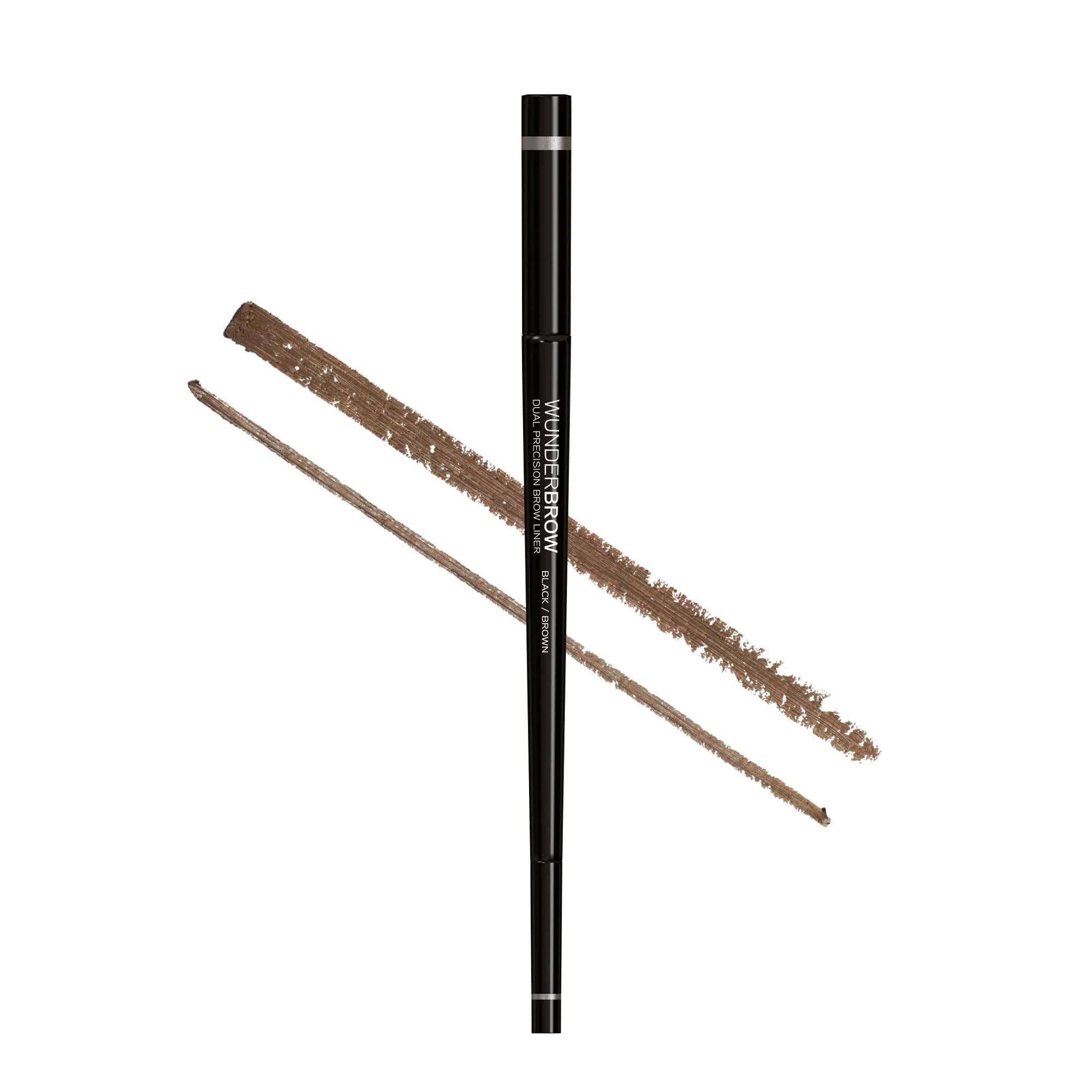 WUNDER2 WUNDERBROW Dual Precision Brow Liner - Black/Brown Eyebrow Pencil
