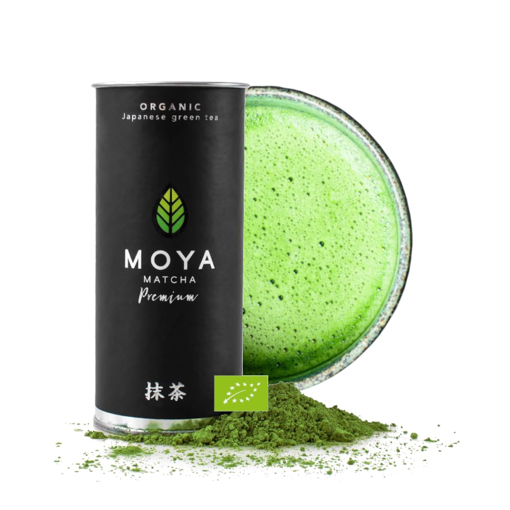 Moya Matcha Organic Ceremonial Grade Green Tea Powder - Uji, Japan - 30g