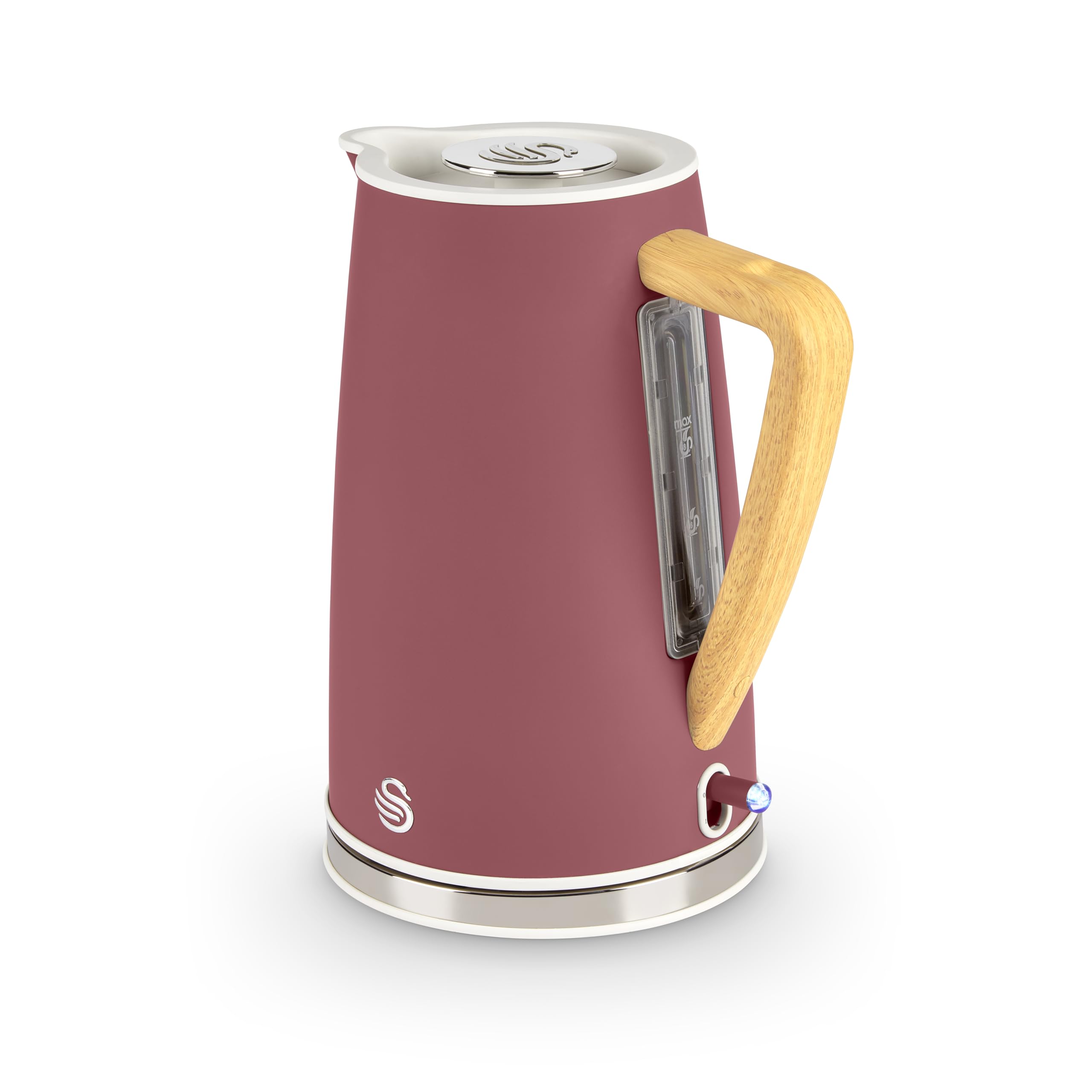 Swan Nordic Cordless Electric Kettle | 1.7L Rapid Boil | Fuchsia Rose
