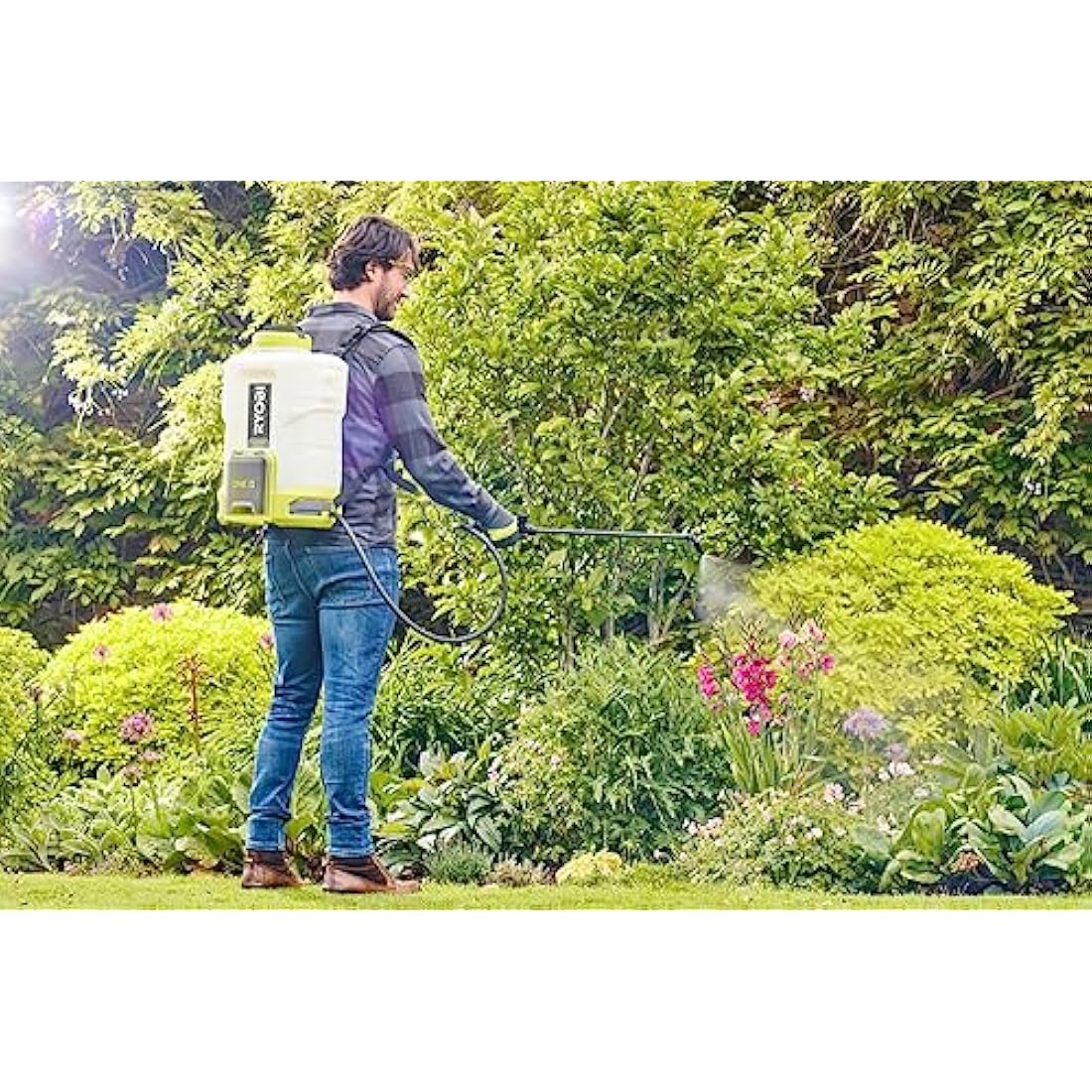 Ryobi 18V ONE+ Cordless Backpack Sprayer – 15L Garden Power Tool