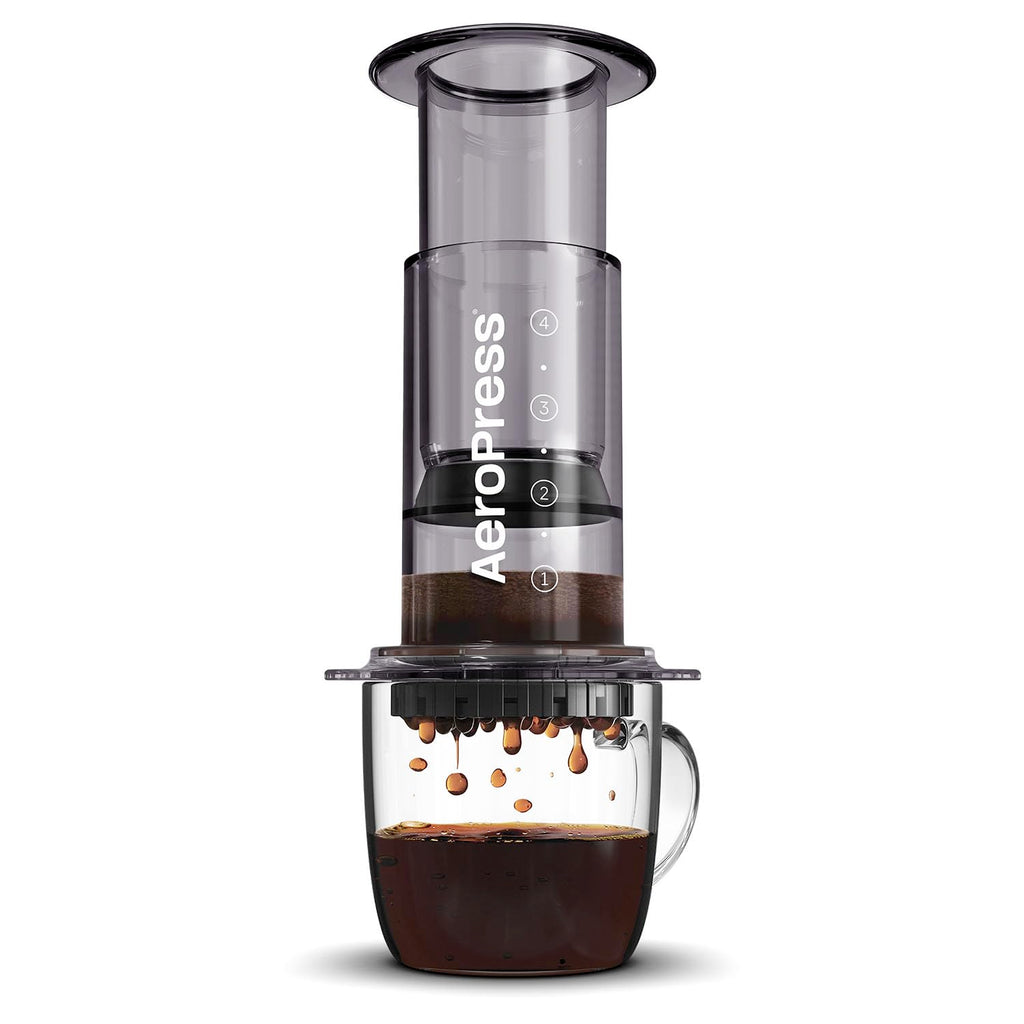 AeroPress Clear Coffee Press – Shatterproof Tritan 3-in-1 Brewer