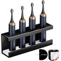 Jolof Store Electric Toothbrush Holder – 4 Slot Wall Mounted Caddy